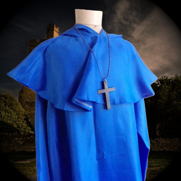 Blue Monk Robe - Picture 3 of 4